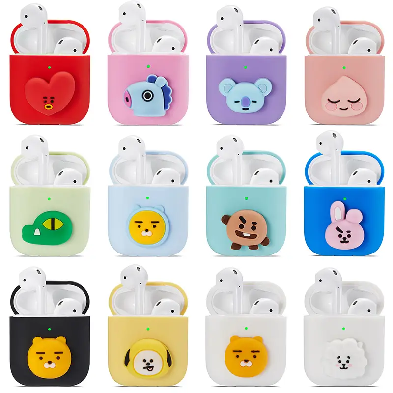 3D cartoon airpods charging cover case for apple airpod SXD1108 1