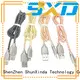 nylon sync iphone usb cable oem ShunXinda manufacture 1