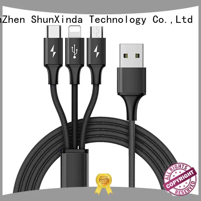 portable cloth magnetic ShunXinda Brand multi charger cable 1