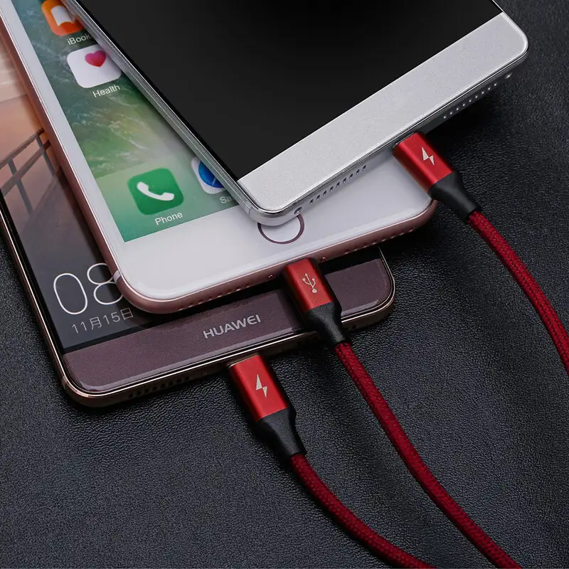 portable cloth magnetic ShunXinda Brand multi charger cable 6