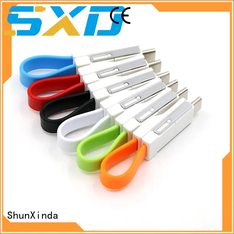 ShunXinda Brand keychain cloth data multi charger cable 1