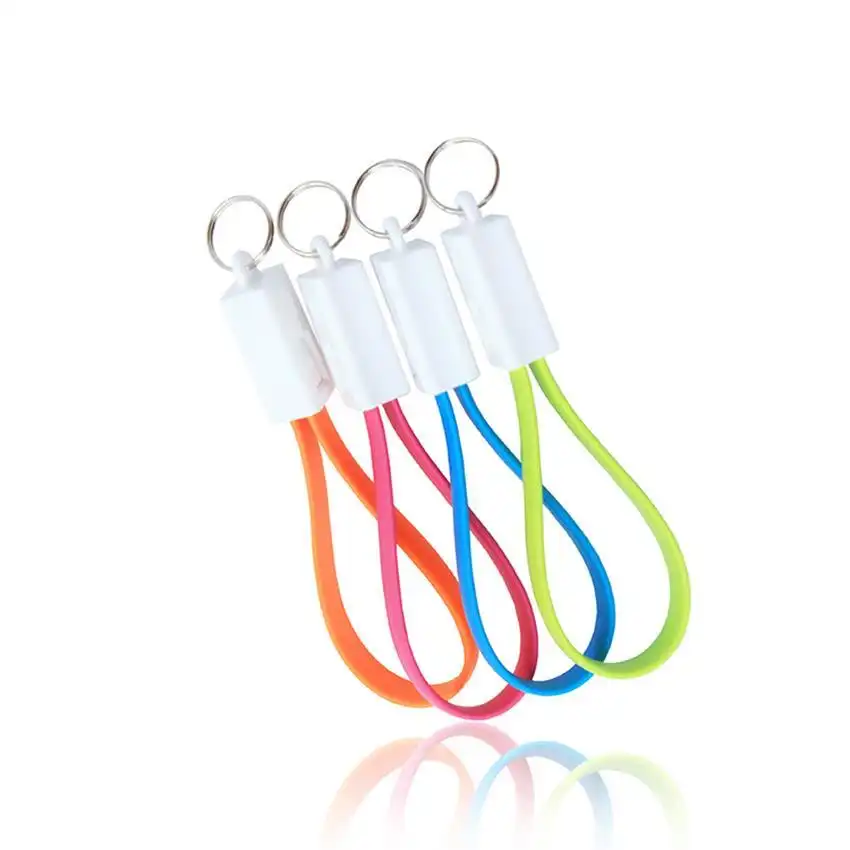 coiled long retractable charging cable keychain portable ShunXinda Brand 2