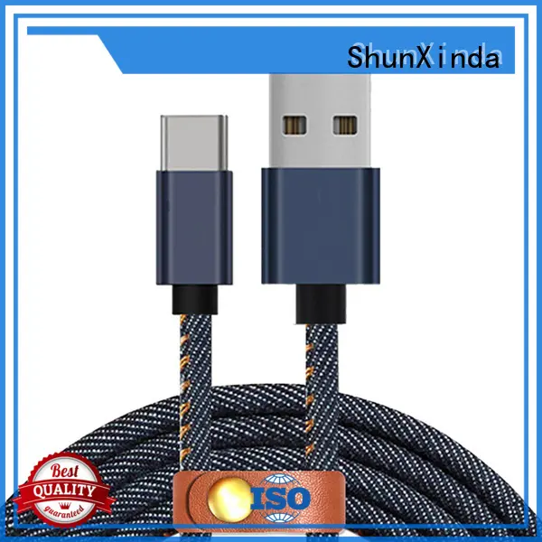 type c usb cable colorful type C to type C ShunXinda Brand 1