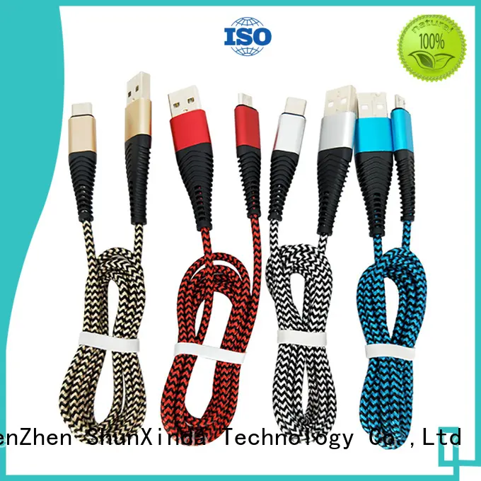 arrival newest led ShunXinda Brand iphone usb cable oem factory 1
