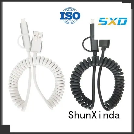 braided retractable charging cable retractable popular ShunXinda Brand 1