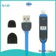 coiled durable promotional multi charger cable charging ShunXinda Brand 1