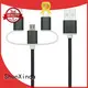 ShunXinda Brand cloth fast multi charger cable nylon factory 1