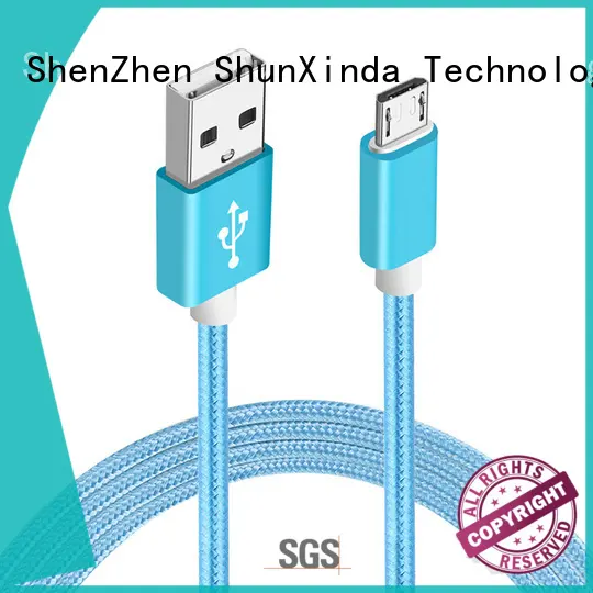 ShunXinda Brand mobile design long micro usb cable samsung 1
