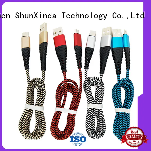 Hot necklace iphone usb cable oem metal ShunXinda Brand 1