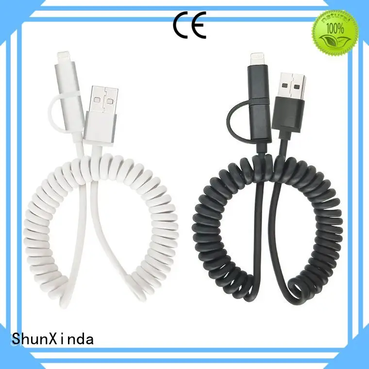 retractable charging cable promotional popular ShunXinda Brand multi charger cable 1