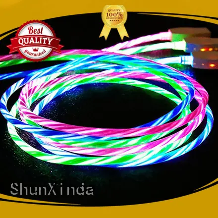 Custom phone nylon iphone cord ShunXinda flowing 1