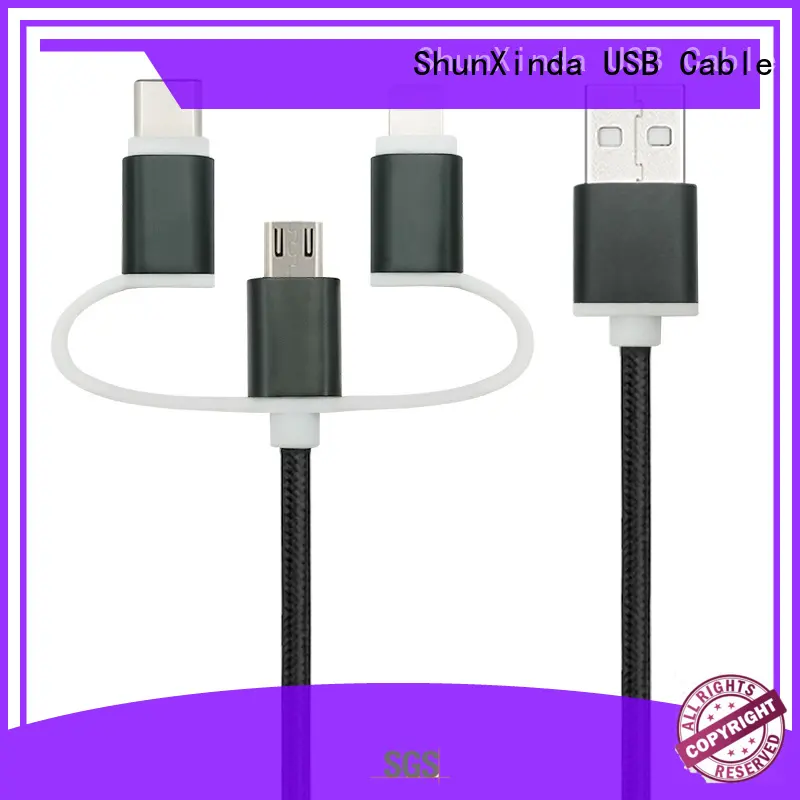 phone multi charger cable retractable ShunXinda company 1