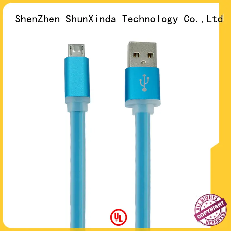 ShunXinda Brand xiaomi design stand custom long micro usb cable 1