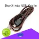 ShunXinda Brand arrival iphone braided custom iphone usb cable oem 1