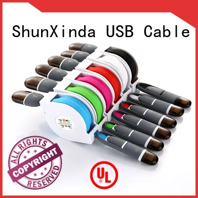 Hot sync retractable charging cable samsung ShunXinda Brand 1