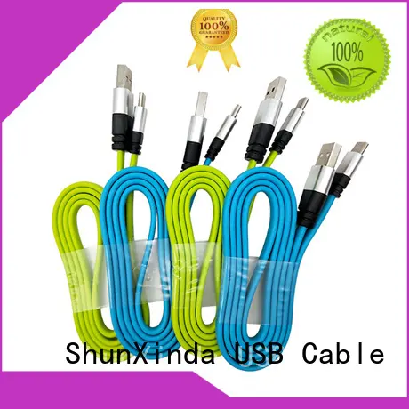 ShunXinda Brand zinc type custom type c usb cable 1