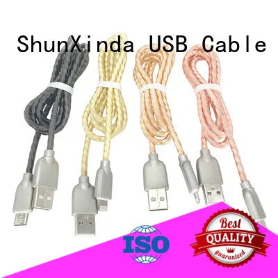 flowing nylon OEM iphone cord ShunXinda 1