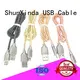 flowing nylon OEM iphone cord ShunXinda 1