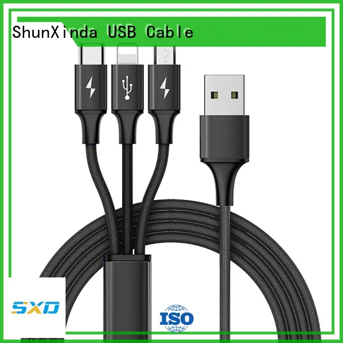 Custom promotional multi charger cable phone ShunXinda 1