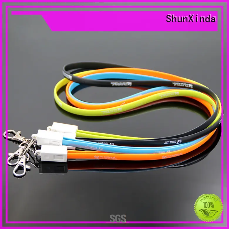 retractable Custom sync gift multi charger cable ShunXinda spring 1