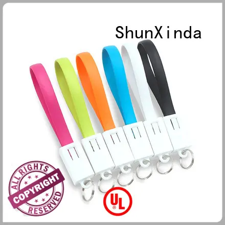 retractable pu iphone multi charger cable ShunXinda 1