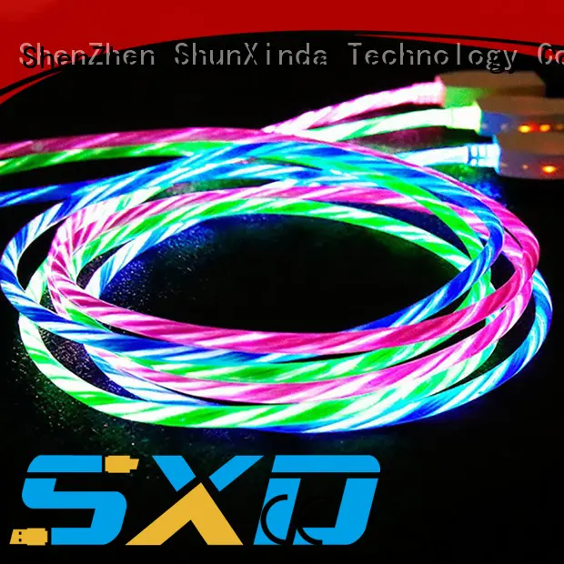 flowing iphone cord cable for mobile ShunXinda company 1