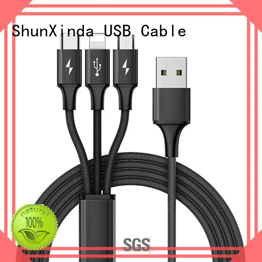 retractable charging cable coiled Bulk Buy fast ShunXinda 1