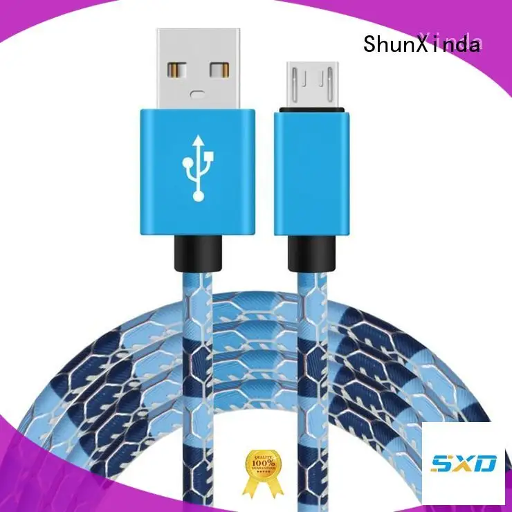 Wholesale degree long micro usb cable ShunXinda Brand 1