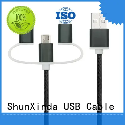 ShunXinda Brand promotional samsung custom retractable charging cable 1