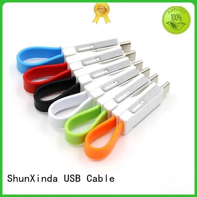 Wholesale keychain retractable charging cable ShunXinda Brand 1