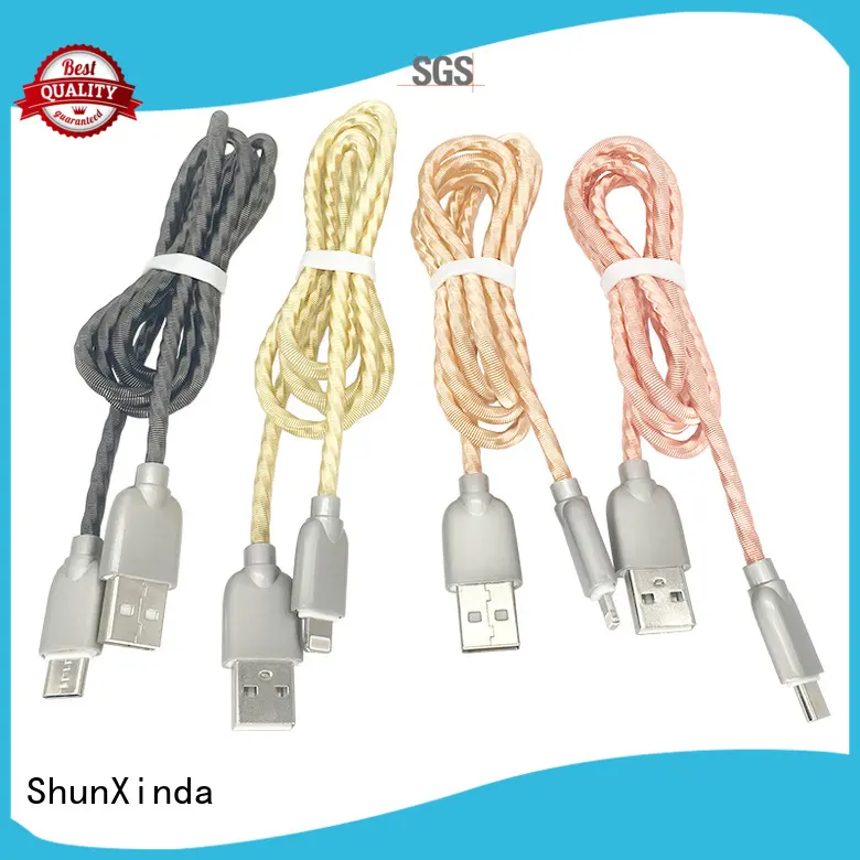 pin aluminium iphone usb cable oem charging ShunXinda company 1
