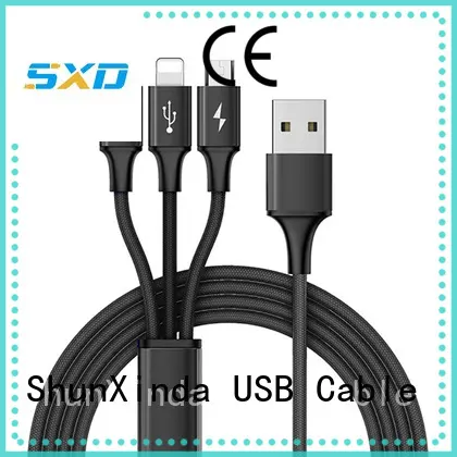 Quality ShunXinda Brand retractable charging cable data 1