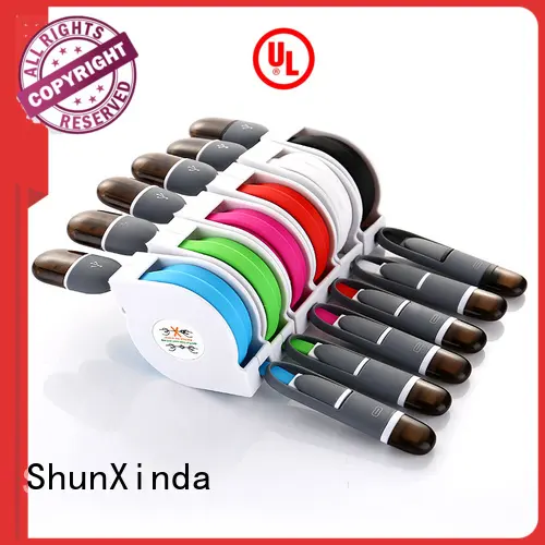 coiled long ShunXinda Brand retractable charging cable factory 1