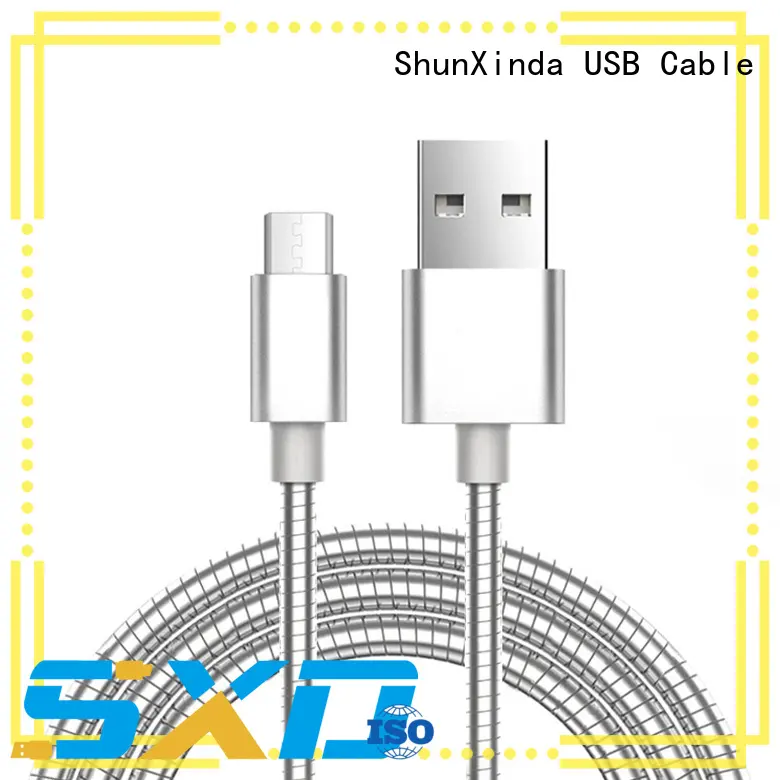 ShunXinda charging cable micro usb leather station 1