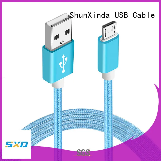 ShunXinda charging right angle micro usb cable manufacturer for home 1