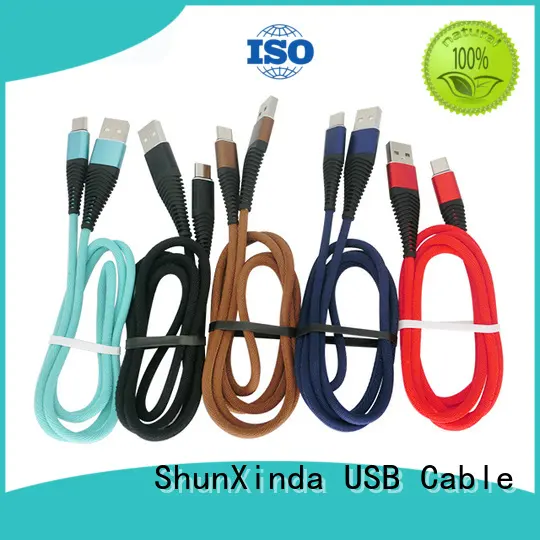 ShunXinda braided Type C usb cable supplier for home 1