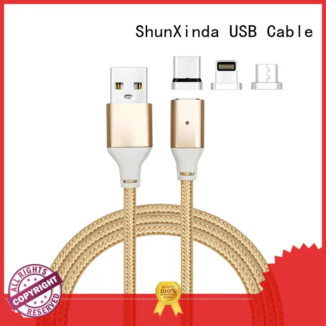 ShunXinda sided charging cable wholesale for indoor 1