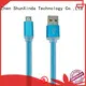 1M 3FT flat micro usb data cable  fast charging TPE for Android Samsung HTC XiaoMi SXD117 1