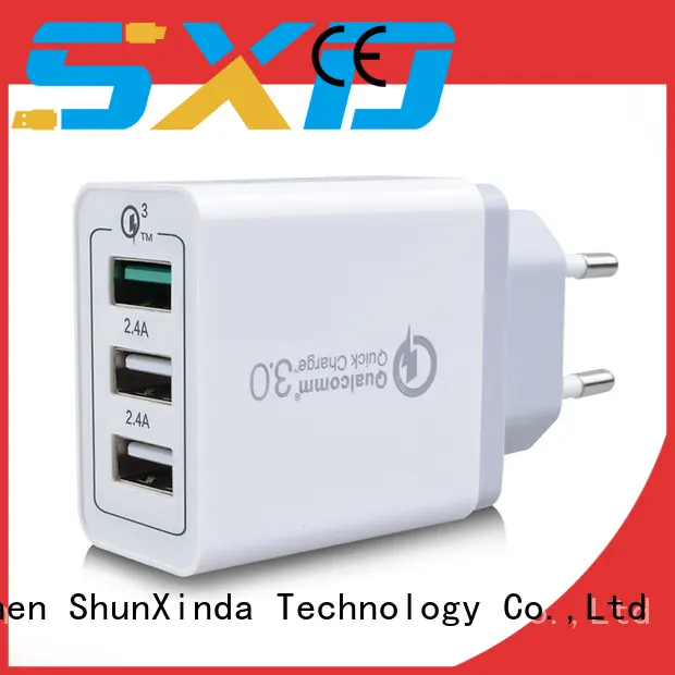 Universal US EU UK AU QC 3.0 wall charger 3 usb travel adapter usb charger SXD081 1