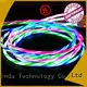 New Arrival Flowing Visible LED Light-Up USB Data Sync Charger Cable for iPhone SXD151 1