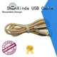 Double side micro V8 nylon braided data charging usb cable for mobile phone SXD130 1