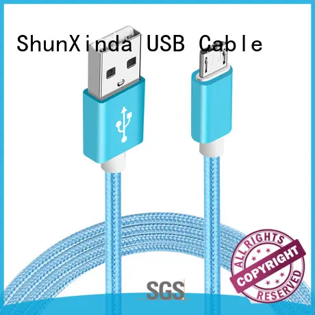 Durable nylon cable fabric braided charging cable 1