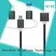Hot popular 3 in 1 nylon braided cable charging sync data micro usb cable SXD132 1