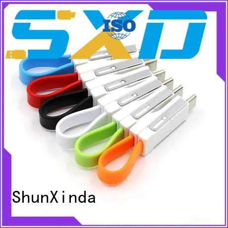 Promotional gift 3 in 1 keychain usb charging and data magnetic usb cable for iphone android SXD143 1