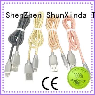 ShunXinda customized apple lightning to usb cable series for indoor 1