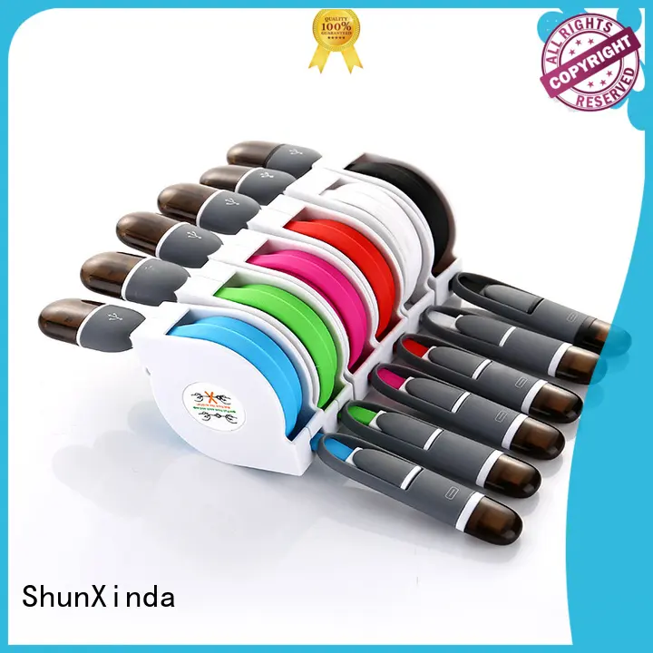 ShunXinda dual usb cable with multiple ends factory for car 1