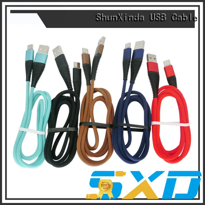 ShunXinda braided Type C usb cable manufacturers for indoor 1
