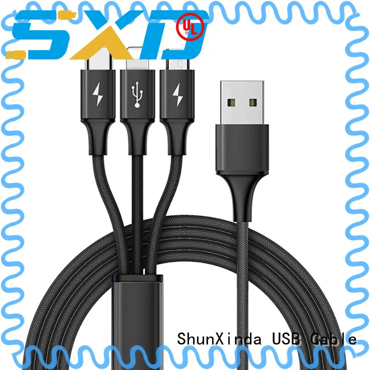 customized usb multi charger cable pu for sale for car 1