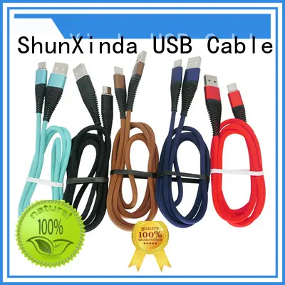 ShunXinda braided Type C usb cable for sale for car 1