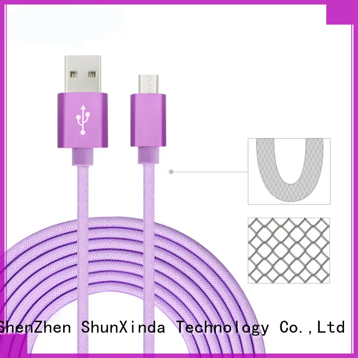 ShunXinda customized fast charging usb cable supply for indoor 1